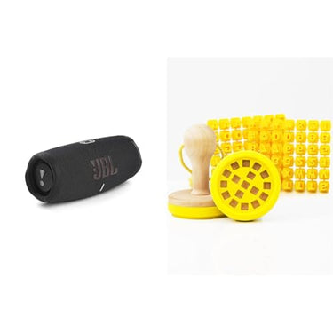JBL CHARGE 5 Bluetooth Speaker Outdoor, Waterproof, USB Black & SUCK UK - Personalizable Cookie Stamp | Cookie Cutters on Sale